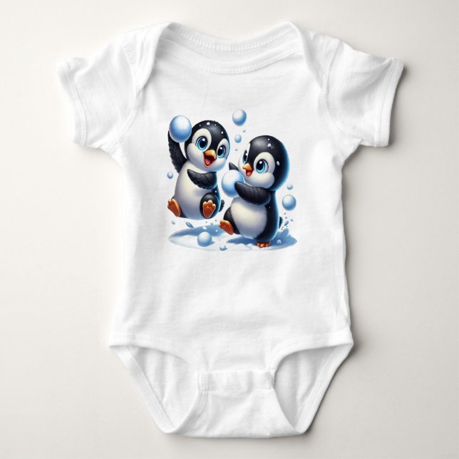 bodysuits for kids animal funny cartoon comic (Front)