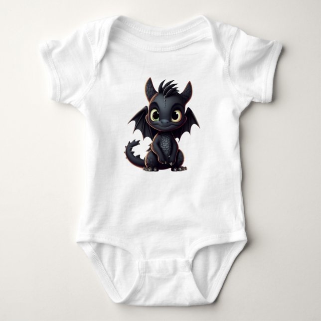 bodysuits for kids dragon funny (Front)