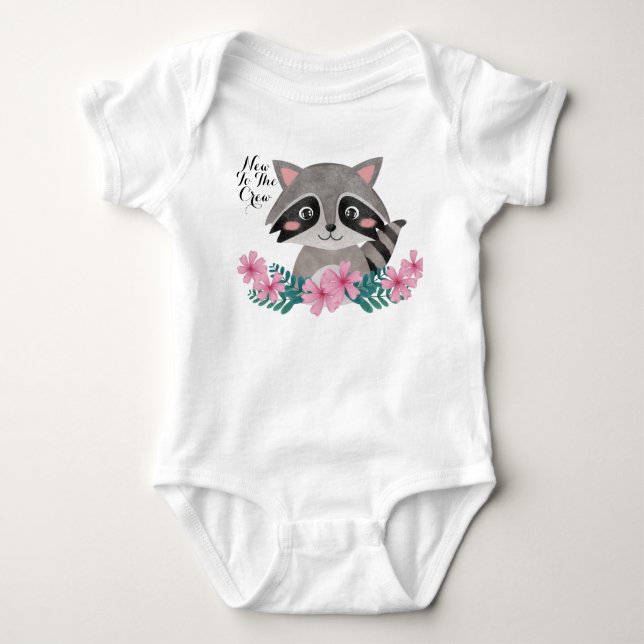  Bodysuits T-Shirt baby for baby new to the crew (Front)