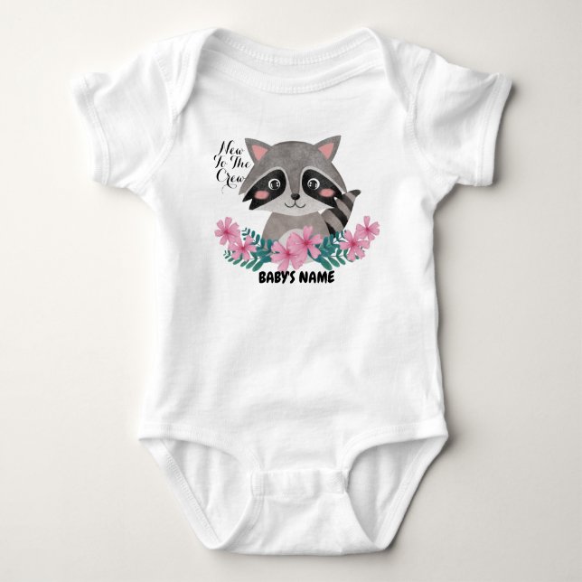  Bodysuits T-Shirt baby for baby new to the crew (Front)