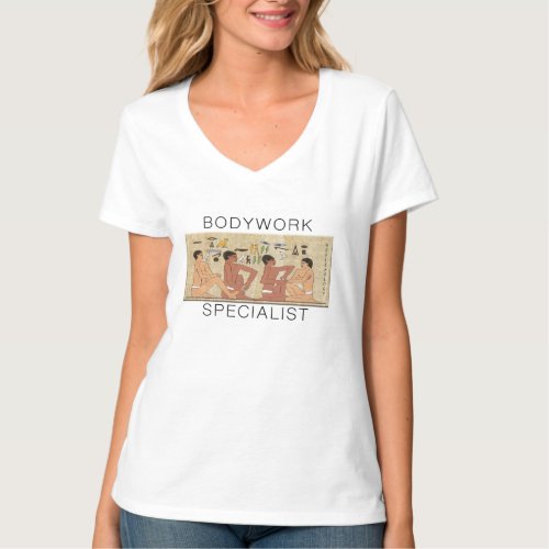 Bodywork Specialist Ancient Reflexology V_Neck Tee
