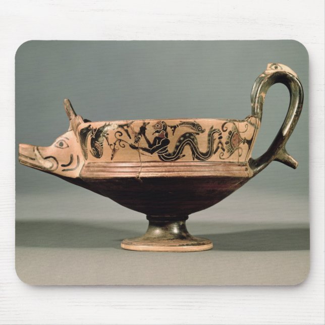 Boeotian black-figure kyathos from the Boeotian Da Mouse Pad (Front)