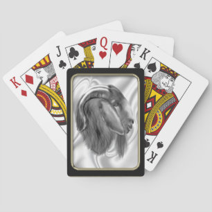 Boer Goat Black Frame Bicycle® Playing Cards