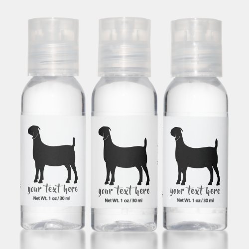 Boer Goat Lover Change Color Add Text Hand Sanitizer