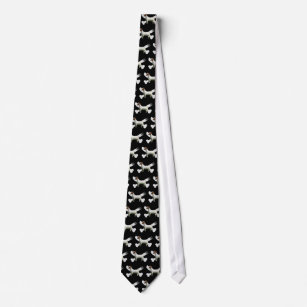 BOER GOAT PIRATE FLAG - KNIFE AND FORK NECK TIE