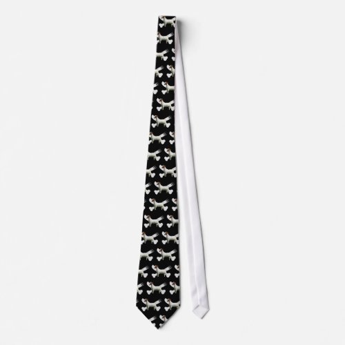 BOER GOAT PIRATE FLAG _ KNIFE AND FORK NECK TIE