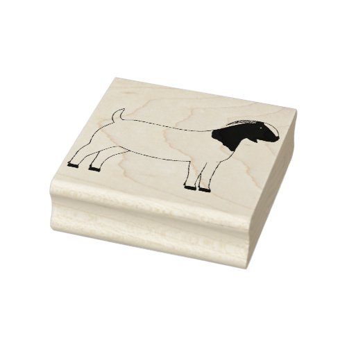 Boer Goat Rubber Stamp