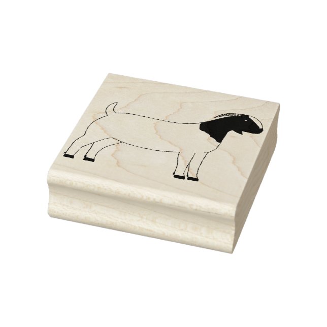 Boer Goat Rubber Stamp (Stamp)