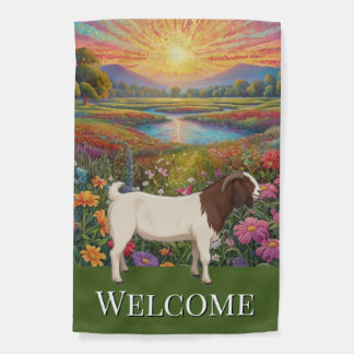 Boer Goat Welcome Flag