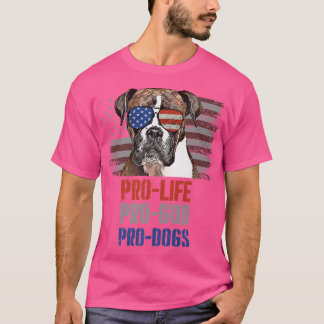 Boer Pro Life Pro God Pro Dogs Premium  T-Shirt