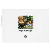 Boerboel Art Gifts Cards (Back Horizontal)