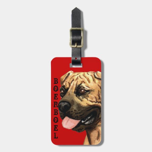 Boerboel Color Block Luggage Tag