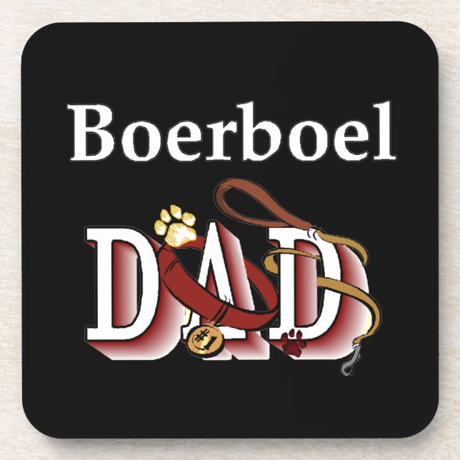 Boerboel Dad Coaster (Front)