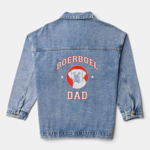Boerboel Dad  Denim Jacket