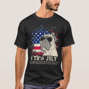 Boerboel Dog 4th of July Independence Day T-Shirt