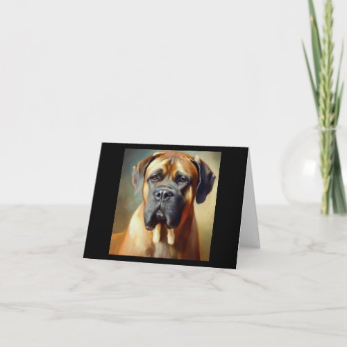 Boerboel Dog  Card