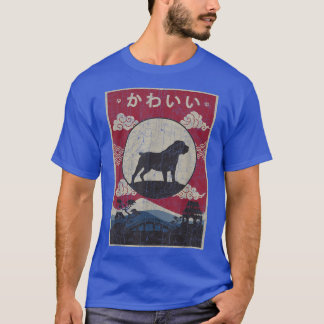 Boerboel Japanese Design Kawaii Dog Mom Dad  T-Shirt