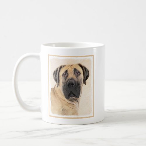 Boerboel Painting _ Cute Original Dog Art Coffee Mug