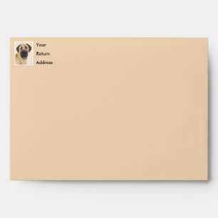 Boerboel Painting - Cute Original Dog Art Envelope