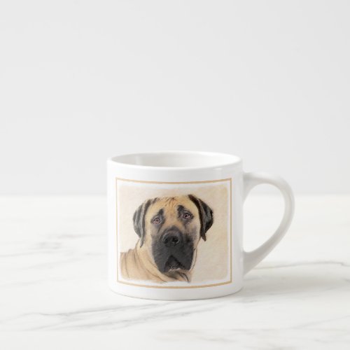 Boerboel Painting _ Cute Original Dog Art Espresso Cup