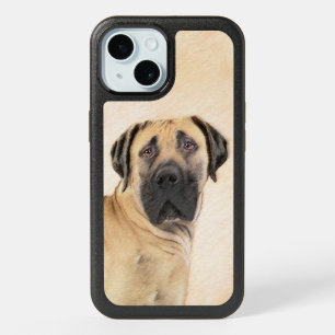 Boerboel Painting - Cute Original Dog Art iPhone 15 Case