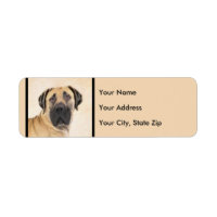 Boerboel Painting - Cute Original Dog Art