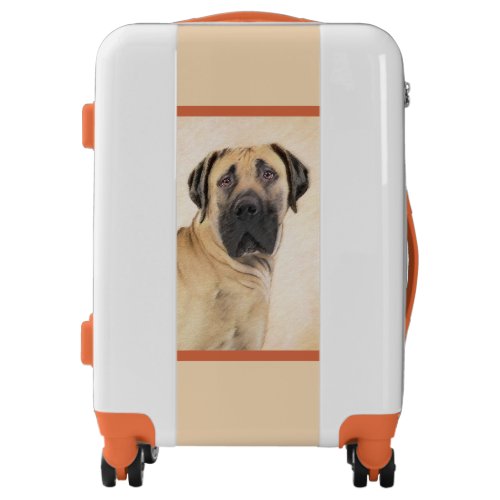 Boerboel Painting _ Cute Original Dog Art Luggage