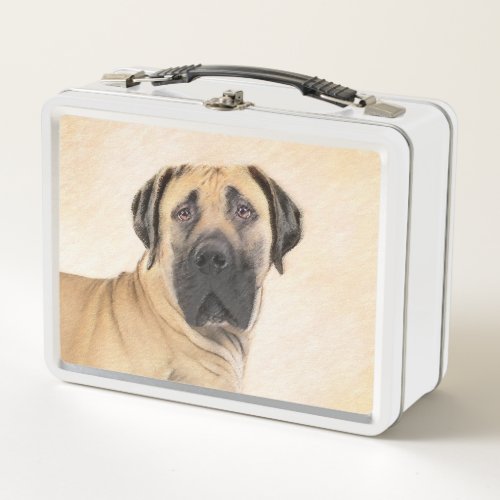 Boerboel Painting _ Cute Original Dog Art Metal Lunch Box