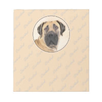 Boerboel Painting - Cute Original Dog Art
