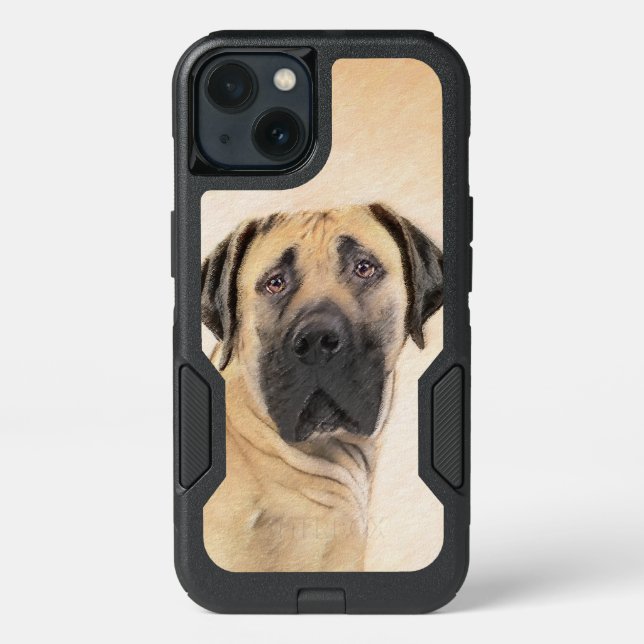 Boerboel Painting - Cute Original Dog Art Otterbox iPhone Case (Back)