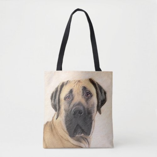 Boerboel Painting _ Cute Original Dog Art Tote Bag