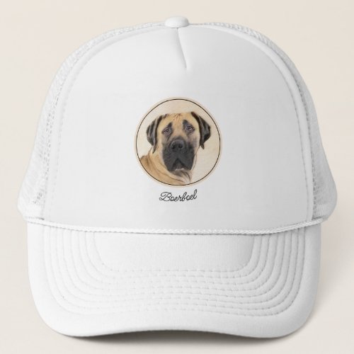 Boerboel Painting _ Cute Original Dog Art Trucker Hat