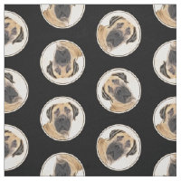 Boerboel Painting Fawn Red Mastiff Pet Dog Art