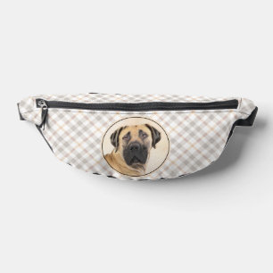 Boerboel Painting Fawn Red Mastiff Pet Dog Art Fanny Pack