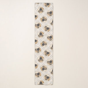 Boerboel Painting Fawn Red Mastiff Pet Dog Art Scarf