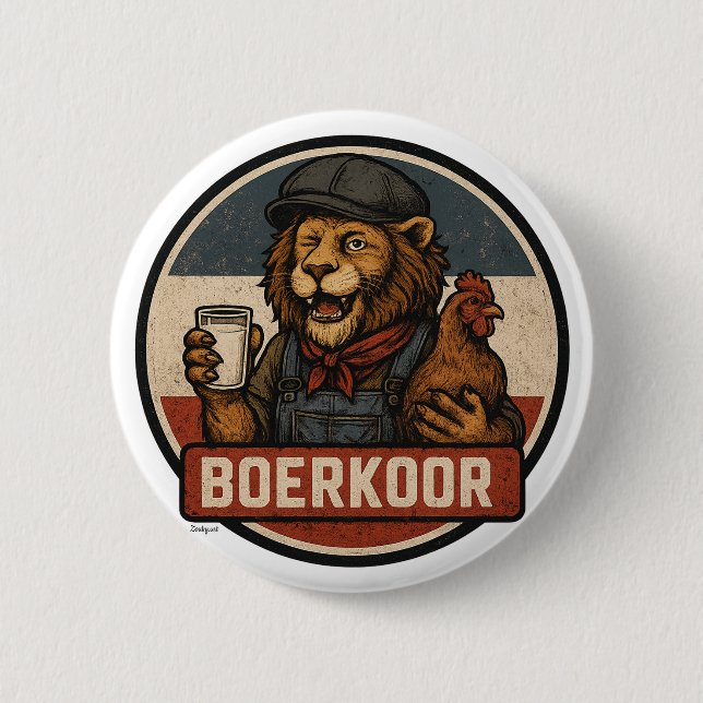 Boerkoor – Pride of the Land Button (Front)