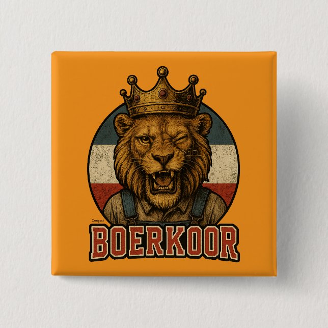 Boerkoor – Voice of the Farmer's Heart Button (Front)