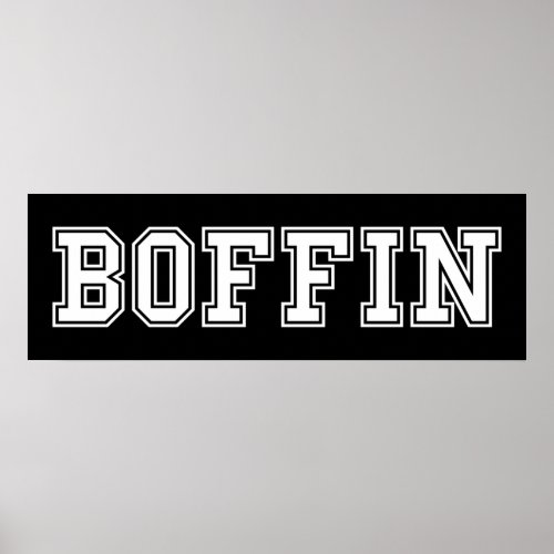 BOFFIN POSTER