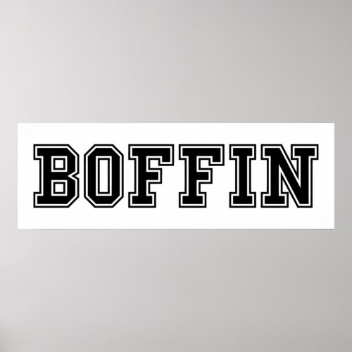 BOFFIN POSTER