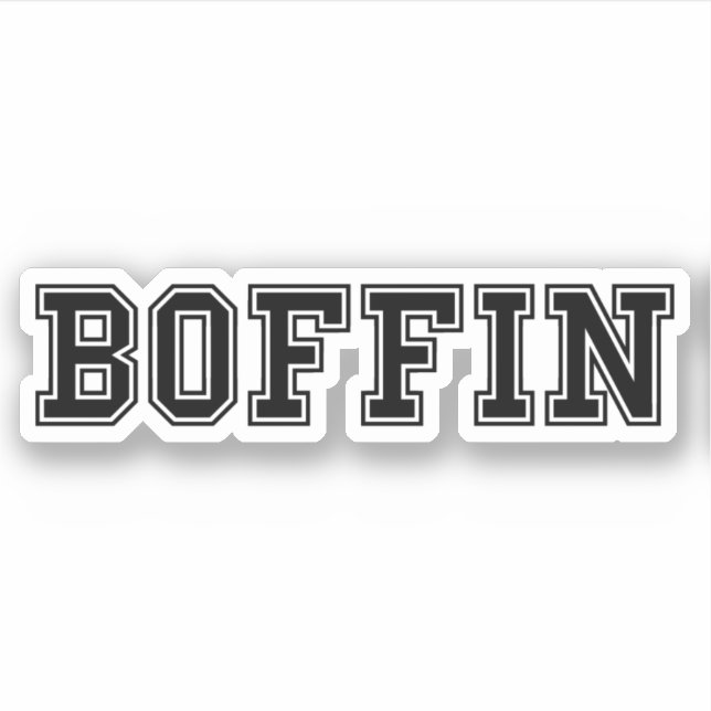 BOFFIN STICKER (Front)
