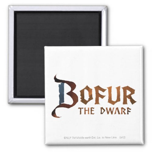 Bofur Name Magnet