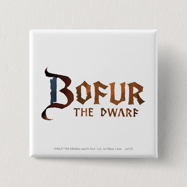Bofur Name Pinback Button (Front)