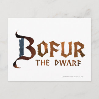Bofur Name Postcard