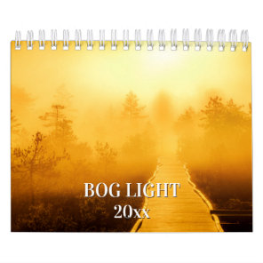 Bog Light Estonian Bogs  Calendar