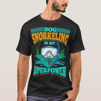 Bog Snorkelling Diver Championship Diving Bogland T-Shirt