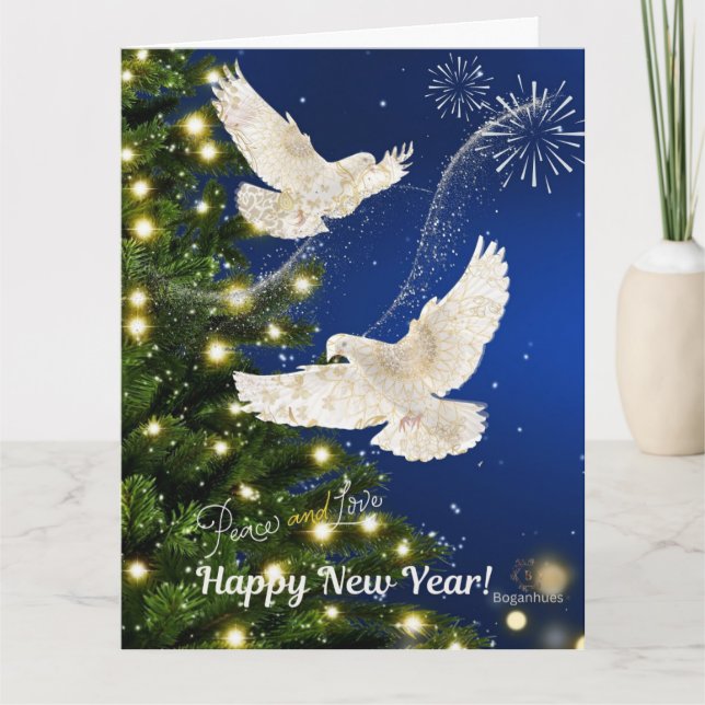 Boganhues New Year Print Card (Front)