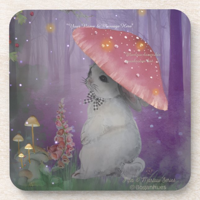 Boganhues "Pipa & Marlow" series  Beverage Coaster (Front)