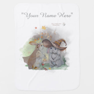 Boganhues "Pipa & Marlow" series print Baby Blanket