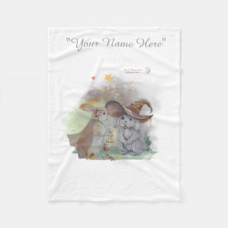 Boganhues "Pipa & Marlow" series print Fleece Blanket