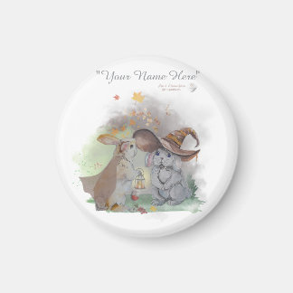 Boganhues "Pipa & Marlow" series print Magnet